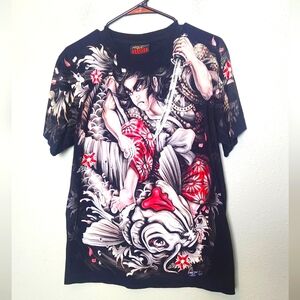 Rock Chang Samurai Graphic Tee Size Medium